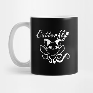 Cat X Butterfly AKA CATTERFLY | Cat and Butterfly Mug